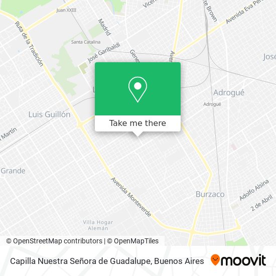 Capilla Nuestra Señora de Guadalupe map