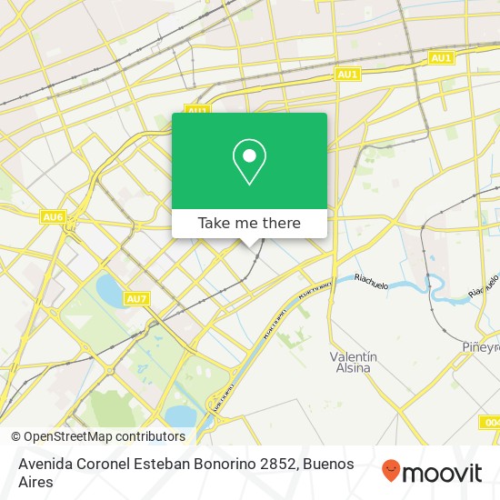 Mapa de Avenida Coronel Esteban Bonorino 2852