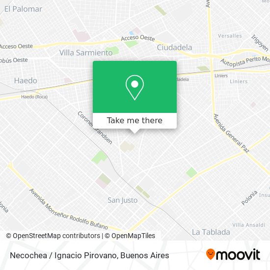 Mapa de Necochea / Ignacio Pirovano