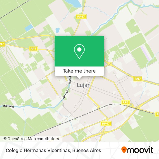 Mapa de Colegio Hermanas Vicentinas