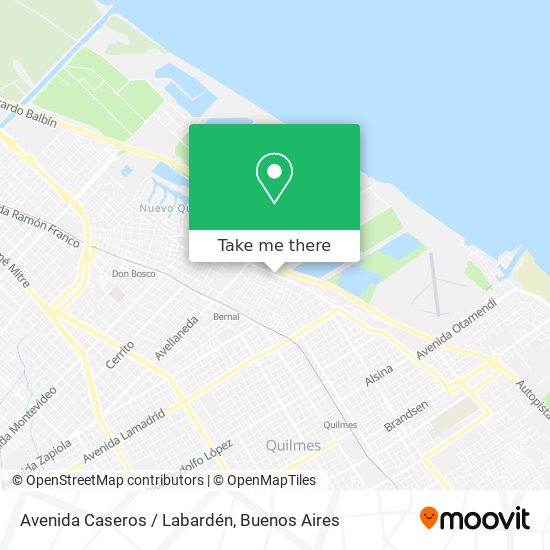 Mapa de Avenida Caseros / Labardén