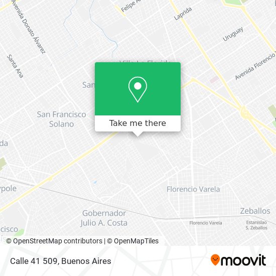 Calle 41 509 map