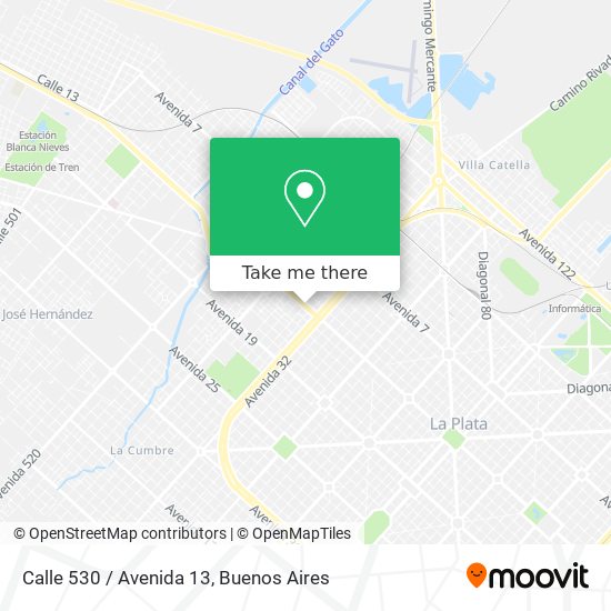 Mapa de Calle 530 / Avenida 13