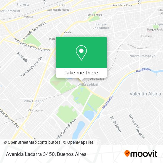 Avenida Lacarra 3450 map