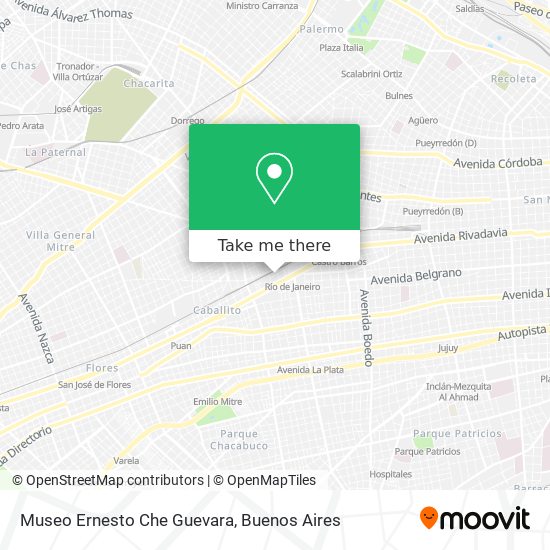 Mapa de Museo Ernesto Che Guevara