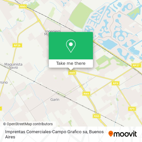 Mapa de Imprentas Comerciales-Campo Grafico sa