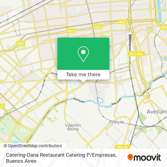 Mapa de Catering-Dana Restaurant Catering P / Empresas