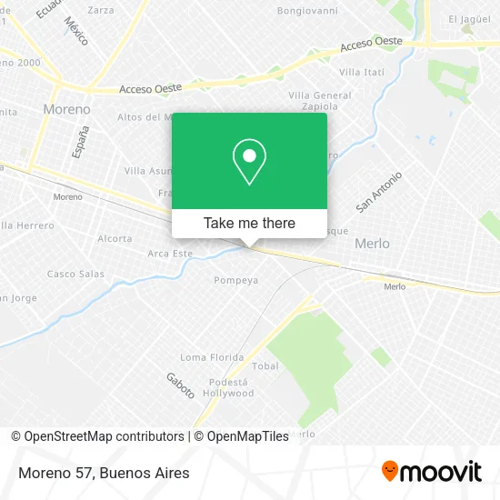Moreno 57 map