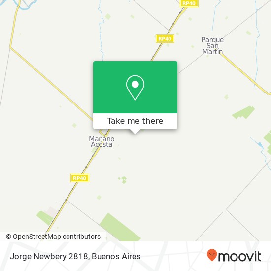 Jorge Newbery 2818 map