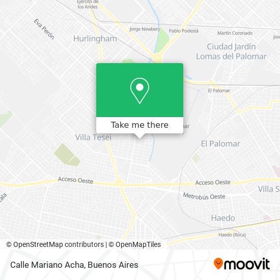 Calle Mariano Acha map