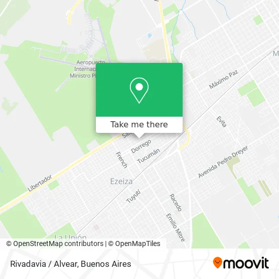 Rivadavia / Alvear map