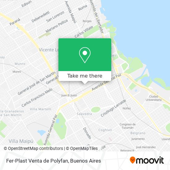 Fer-Plast Venta de Polyfan map