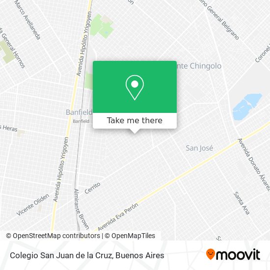 Colegio San Juan de la Cruz map