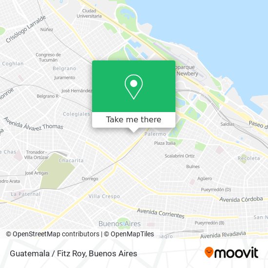 Guatemala / Fitz Roy map