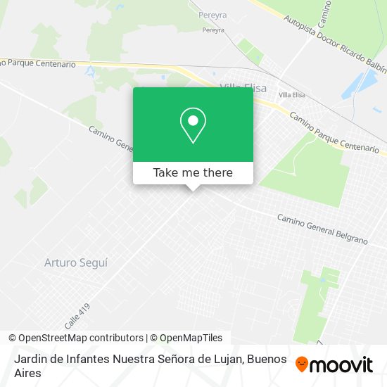 Jardin de Infantes Nuestra Señora de Lujan map