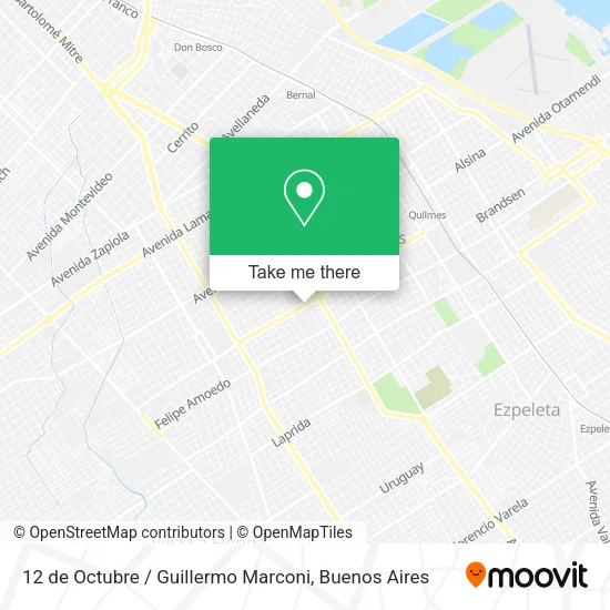 Mapa de 12 de Octubre / Guillermo Marconi