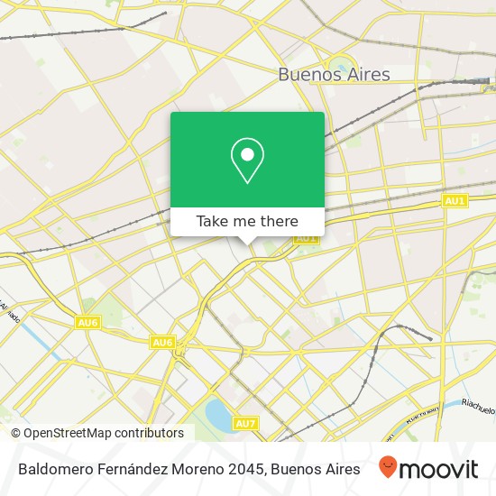 Baldomero Fernández Moreno 2045 map