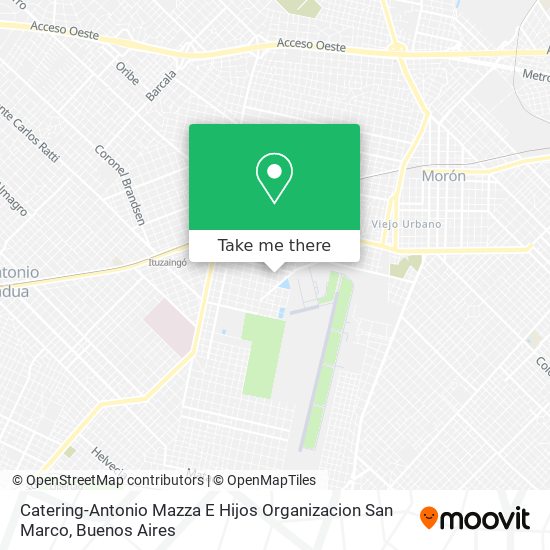 Catering-Antonio Mazza E Hijos Organizacion San Marco map