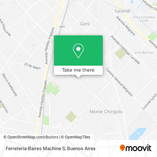 Mapa de Ferreteria-Baires Machine S