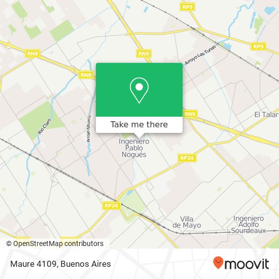 Maure 4109 map