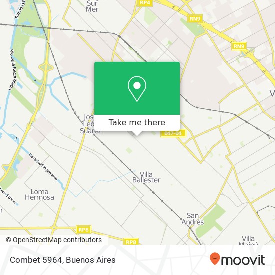 Combet 5964 map
