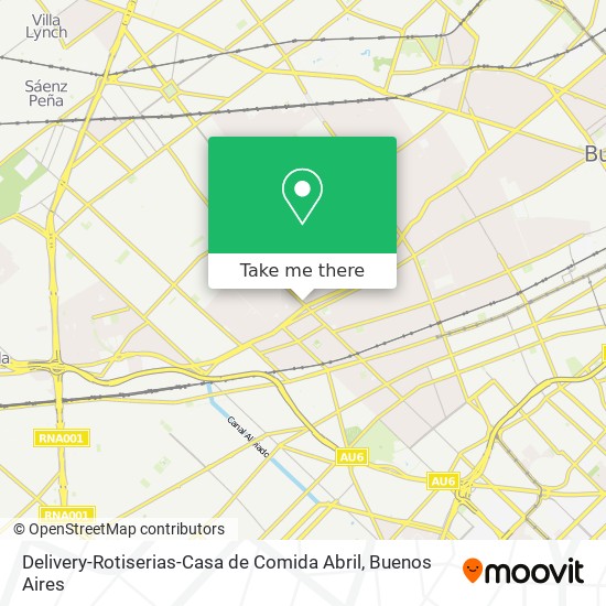 Mapa de Delivery-Rotiserias-Casa de Comida Abril