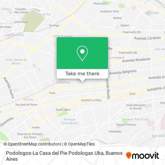 Podologos-La Casa del Pie Podologas Uba map