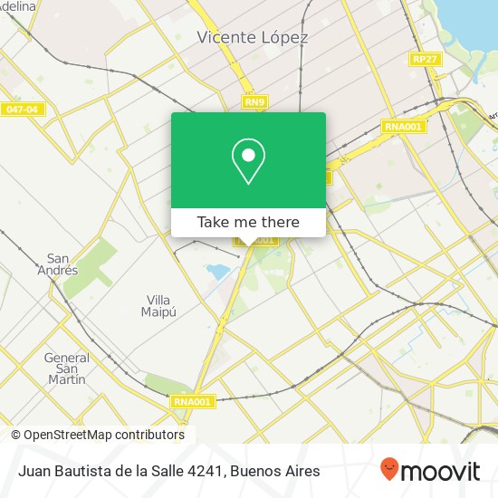 Juan Bautista de la Salle 4241 map