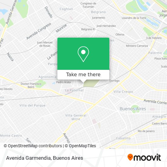 Avenida Garmendia map