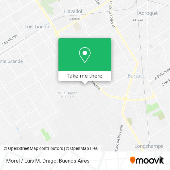 Morel / Luis M. Drago map