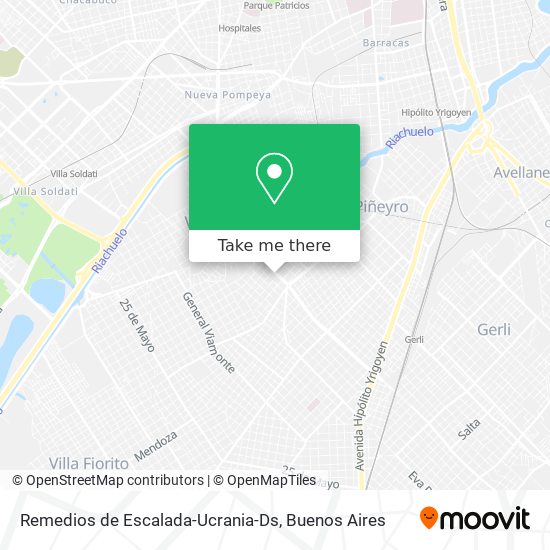 Mapa de Remedios de Escalada-Ucrania-Ds