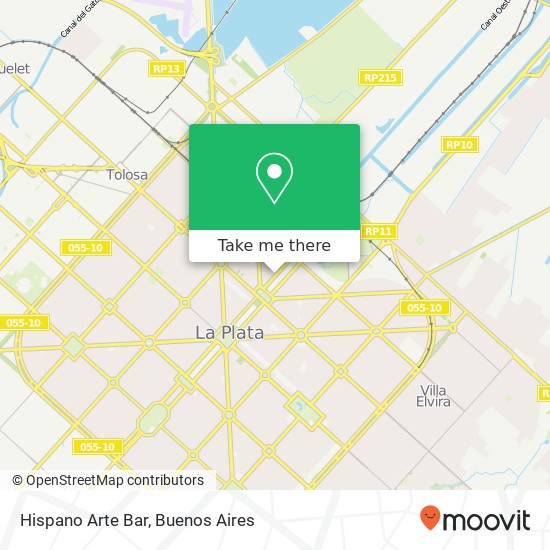 Hispano Arte Bar map