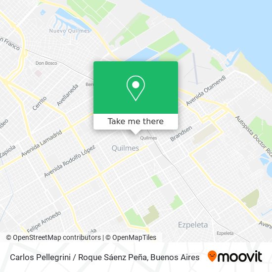 Mapa de Carlos Pellegrini / Roque Sáenz Peña