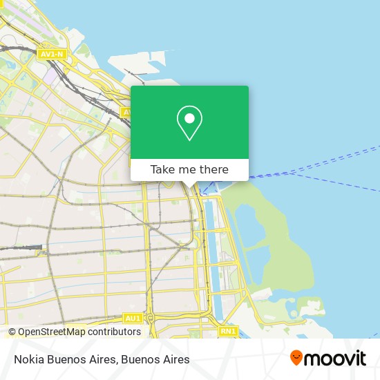 Mapa de Nokia Buenos Aires