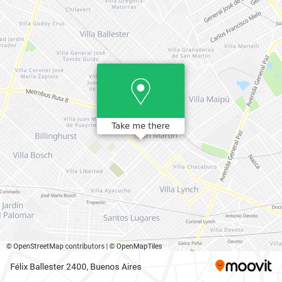 Félix Ballester 2400 map
