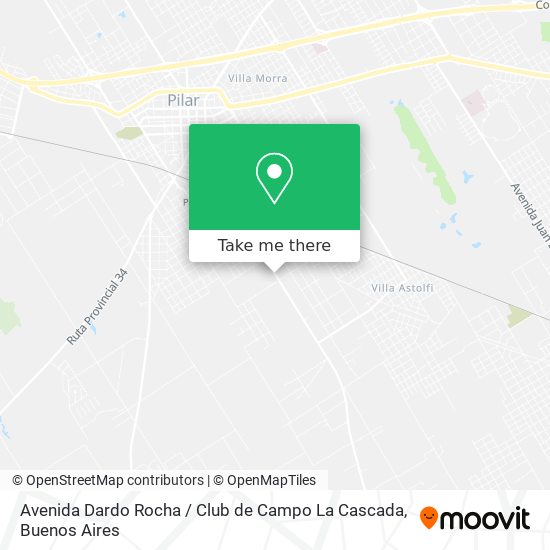 Avenida Dardo Rocha / Club de Campo La Cascada map