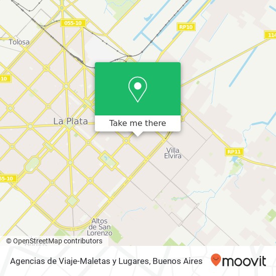 Agencias de Viaje-Maletas y Lugares map