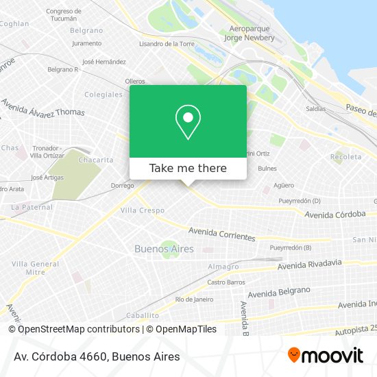 Mapa de Av. Córdoba 4660