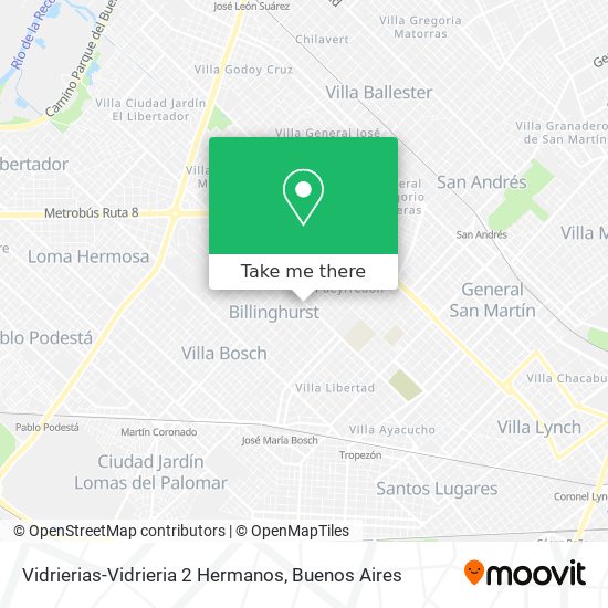 Mapa de Vidrierias-Vidrieria 2 Hermanos