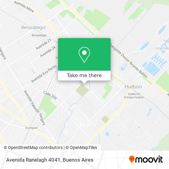 Avenida Ranelagh 4041 map