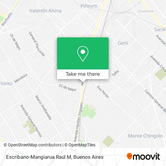 Escribano-Mangiarua Raúl M map
