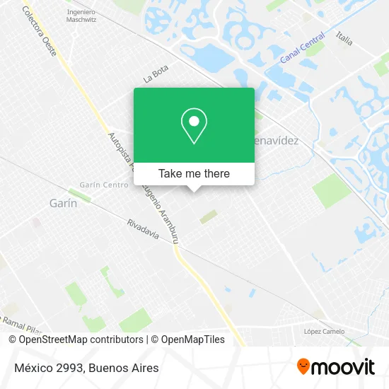 México 2993 map