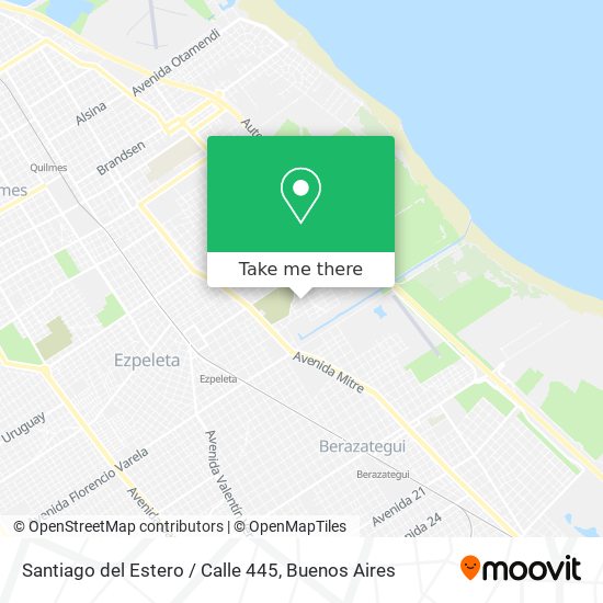 Santiago del Estero / Calle 445 map