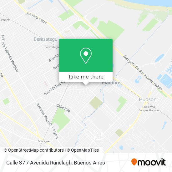 Calle 37 / Avenida Ranelagh map