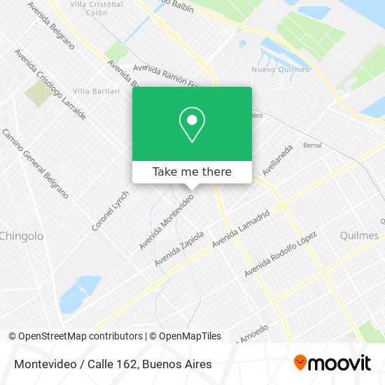 Mapa de Montevideo / Calle 162