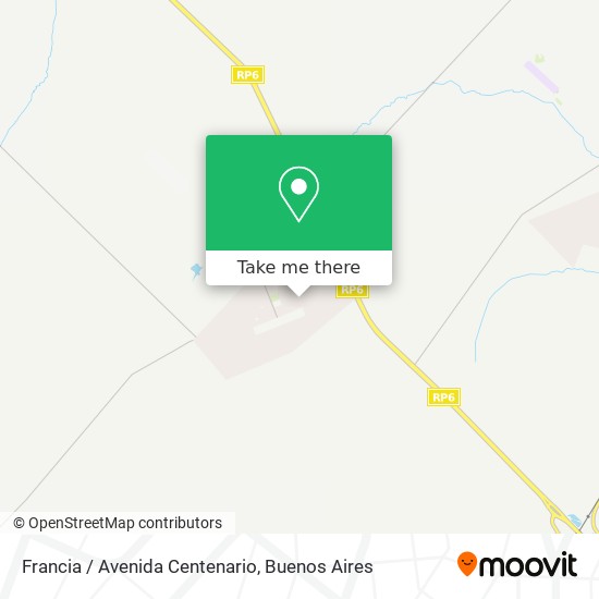 Francia / Avenida Centenario map