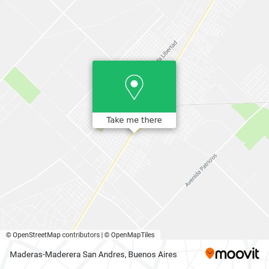 Mapa de Maderas-Maderera San Andres