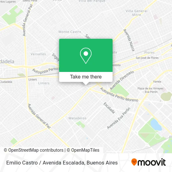 Emilio Castro / Avenida Escalada map