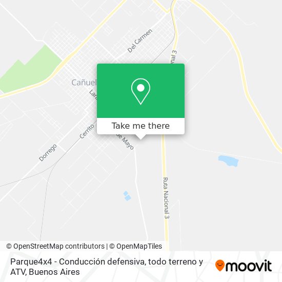 Mapa de Parque4x4 - Conducción defensiva, todo terreno y ATV