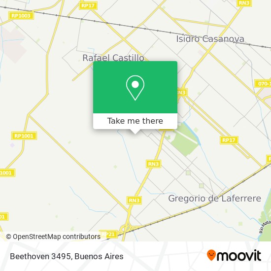 Beethoven 3495 map